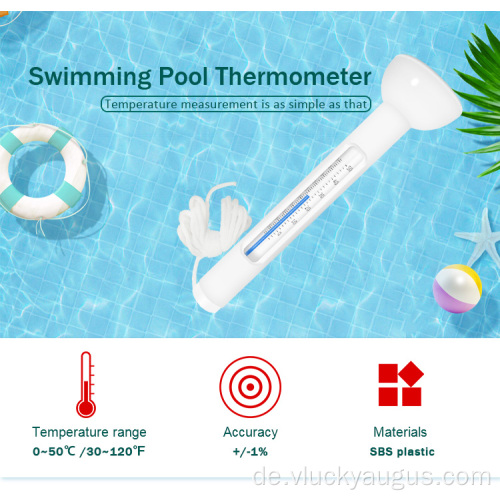 BPA -freies Tauchbad -Bad Floating Thermometer